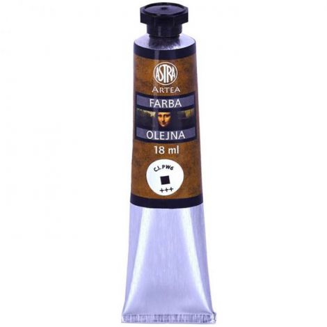 Farba olejna Astra Artea 18ml, Biel Tytanowa